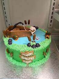 Collection by melani marianayagam • last updated 7 weeks ago. Gone Fishing Cake For Johns Bday Boat Cake Fish Cake Birthday Gone Fishing Cake