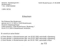Wann muss man den erbschein beantragen? Was Steht Auf Dem Erbschein Konto Erbengemeinschaft