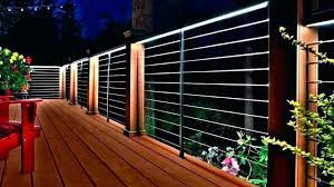 Best Solar Deck Lights For Steps Railings Decks Fences Led Light Guides Balcony Railing Design Solar Deck Lights Railing Design