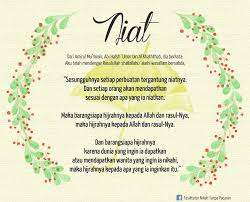 .untuk mengembalikan cinta dan agar tambah sayang dalam video ini akan kami bahas tentang niat puasa weton untuk pasangan atau niat. Fasilitator Nikah Tanpa Pacaran Fntp Niat Mengapa Niat Karena Niat Adalah Sumber Dari Perbuatan Termasuk Niat Untuk Menikah Menikah Adalah Ibadah Yang Setara Dengan Separuh Agama Tentu Tidak Main Main Niatnya