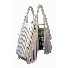 Vinyl Works Neptune A Frame Entry System For Above Ground Pools Above Ground Pool Steps Above Ground Pool Ladders Pool Steps