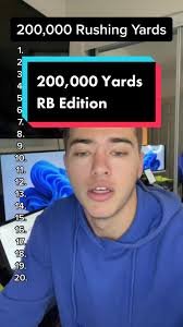 200,000 Yards RB Edition Challenge