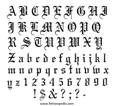 Tattoo Fonts Abc 2 Tattoo Fonts Alphabet Typography Fonts Alphabet Lettering Alphabet