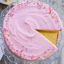 A moist and delightful vanilla funfetti cake filled with cheerful sprinkles, coated in creamy italian buttercream and topped with a white chocolate ganache. 45 Cake Recipes From Scratch Myrecipes