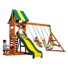 Backyard discovery weston all cedar wood playset swing set. Backyard Discovery Weston All Cedar Wood Buy Online In Aruba At Desertcart