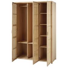3 Door Wardrobe With Rattan Canopy Maisons Du Monde Ideias De Decoracao De Quartos Quarto De Hospedes Ideias De Decoracao