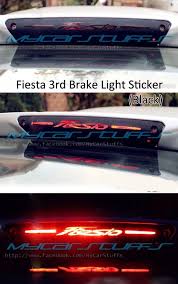 3rd Brake Light Sticker Black Ford Fiesta Dream Cars Fiesta