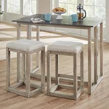 3 Piece Folding Pub Table Dining Set Jerome S In 2020 Pub Table Small Kitchen Tables Bar Table And Stools