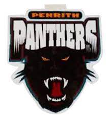 Penrith panthers logo bar mat. Penrith Panthers Nrl Supersized Mega Team Car Logo Sticker Old Logo 9340579002076 Ebay