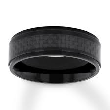 Check spelling or type a new query. Men S Wedding Band Black Ion Plated Titanium 8mm Kay