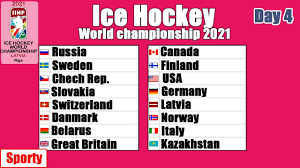 After all events were cancelled in 2020, all teams. 2021 Ice Hockey World Championship Day 4 Results Table Schedule Youtube