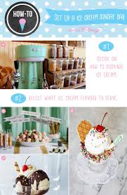 You know i'm all about a cute table setting! How To Set Up A Retro Ice Cream Sundae Bar At Your Wedding Creative And Fun Wedding Ideas Made Simple