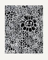 On numerous occasions their artwork has been showcased together such as the museum of contemporary art in chicago and mukarkami's shop oz zingaro in tokyo. Takashi Murakami X Madsaki Flowers Black C Silkscreen Print Kumi Contemporary