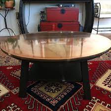 Maya round coffee table tables ethan allen large small cassidy british classics sofa design wood henry beam metal base dynasty square adler oval chic carved french legacy collection glass insets 13 8620 for 5 star culture company ethlen com townhouse rectangular furniture. Ethan Allen Copper Top Coffee Table Chairish
