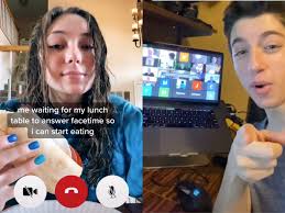 Coronavirus Memes Teens Make Tiktok Videos On Online Classes School