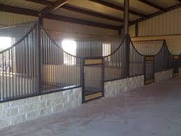 Open Stall Design Very Good Idea Horses Can T Reach Over To Other Stalls Cinder Blocks Dream Horse Barns Barn Stalls Custom Horse Stalls