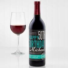 Any bottle on this category page can be laser engraved for a flat fee of $15. Personalized Birthday Wine Bottle Label Vintage Age