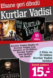 Kurtlar Vadisi Efsane Filmler Seti 2 Sinema Filmi Ve 55 Bolum Kurtlar Vadisi Dizisi Birlikte Efsane Geri Dondu Turk Kitabevi