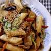고추장떡볶이 재료 떡, 어묵, 양배추, 대파, 고추장, 다진마늘, 간장, 설탕. 1