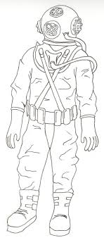 Maybe you would like to learn more about one of these? Old School Diver Suit By Rusty Skye On Deviantart Scuba Diver Costume Diver Tattoo Diver Art
