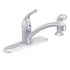 Therefore, we cannot confirm/recommend this product can be used in this manner. Plumbing Fixtures Chrome Moen 67430 Chateau Single Handle Kitchen Faucet With Protege Side Spray Faucets
