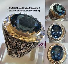 مجوهرات فاخرة صغنا لك خاتم منحوت من التــوباز الخمري مميز طبيعي 100 Topaz Gemstones Jewelry Class Ring