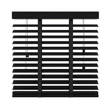 karwei horizontale houten jaloezie 50 mm mat zwart 947 120 x 180 cm kopen horizontale jaloezieen in standaard maten karwei jaloezieen houten jaloezieen jaloezie