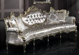 12 24 36 48 60. Gebogene Barock Sofa Geschnitzt Buchenholz Gepolsterter Sitz Und Rucken Mit Stoff Uberzogen Idfdesign