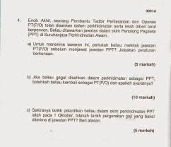Format peperiksaan online penolong pegawai tadbir n29. Contoh Soalan Peperiksaan Jpa Perintah Am Soalan T
