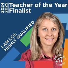 Last but certainly not least is Mrs. Emily Pennington of Killearn Lakes  Elementary School! With 17 years of teaching experience, Mrs. Pennington  currently serves as a 3rd-grade math and science teacher. Her