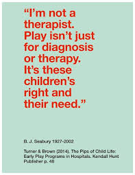 I Am Going To Introduce A Series Of Quotes Relevant To The History Of Play Programs In Hospitals Child Life Specialist Child Life Childrens Rights