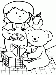 Get your kids excited for march 17 with these free printable st. Picnic Friends Coloring Page Fun Family Crafts