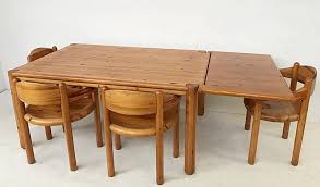 Pine table and 4 chairs. Pine Dining Set By Rainer Daumiller 4 Chairs Table Desk Table Furniture Via Antica