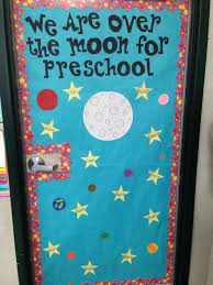 For kid's bedrooms, there are lightings. Space Themed Classroom Door Display Novocom Top