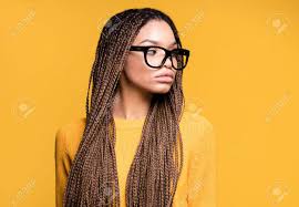 In african history, braids were a way to express. Young Beautiful African American Teenager Girl With Long Braids Stock Photo Picture And Royalty Free Image Image 70227001