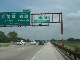 This sign totally divides illinois from indiana like a bawss. Welcome To Illinois The Land Of Lincoln Welcome Signs On Waymarking Com