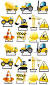 Edible Construction Cake Toppers