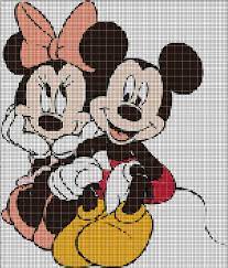 Cross stitch modern pattern pdf. Minnie And Mickey Cross Stitch Pattern By Vandihand On Etsy Stickereimuster Kreuzstichmuster Baby Motiv