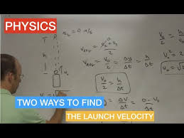 How do you find magnitude of initial velocity? Finding The Initial Velocity For A Launched Ball Youtube