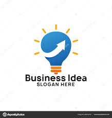 Business Creative Idea Logo Design Template Chart Arrow