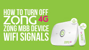 How To Turn Off Zong Mbb Device Wifi Signals Youtube