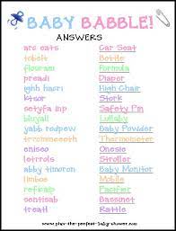 If you desire to modify the template to begin with, you can do it straight within the computer system software application. Baby Shower Word Scramble Answers Baby Shower Wording Baby Shower Fun Free Printable Baby Shower Games