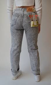 Erkek jean pantolon 501 serisi, ikonik tasarımlarıyla seni bekliyor. Levi S 501 Deadstock Denim 33 Waist Gray Stonewash Etsy Levi Denim High Rise Jeans