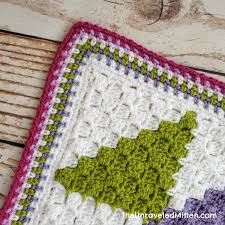 Crochet sampler afghan free crochet pattern in red heart super saver yarn. Crochet Blanket Border Inspiration The Unraveled Mitten