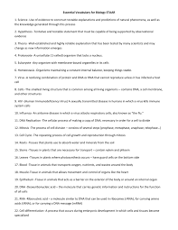 Watch the best videos and ask and answer questions in 195 topics and 32 chapters in biology. Essential Vocabulary For Biology Staar