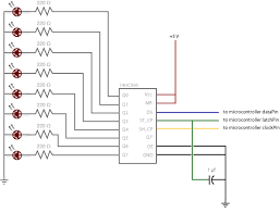 Arduino Shiftout Shift Register Arduino Microcontrollers