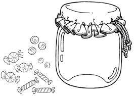 Prayer black and white, black and white beans, clipart. Jar W Lid Candy Coloring Pages Printable Coloring Digi Stamps