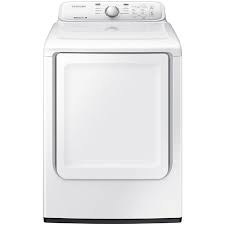 Shop gas dryers and a variety of appliances products online at lowes.com. Samsung 7 2 Cu Ft Reversible Side Swing Door Gas Dryer White In The Gas Dryers Department At Lowes Com