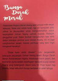 He graduated from 6th grade of his local malay school. Puisi Pilihan Usman Awang Combo 3 Buku New Shopee Malaysia