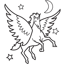 Unicorns are a beautiful subject to color. Unicorn Horse Coloring Pages Coloring And Drawing
